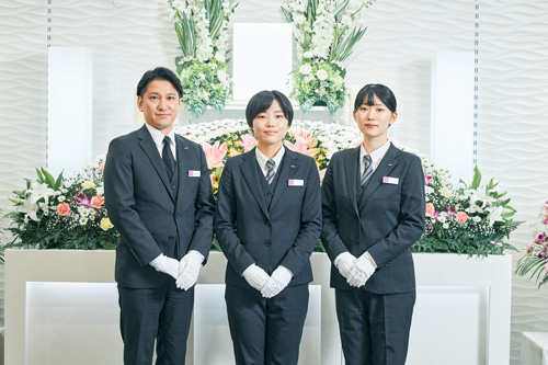 受付から施行まで、一貫してスタッフが担当