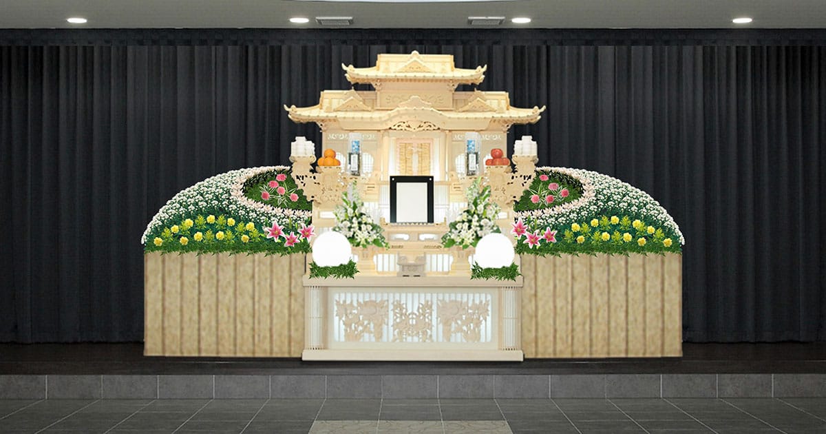 白木99セットプラン（白木祭壇）ティア鏡島の葬儀プラン｜葬儀・葬式